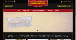 Desktop Screenshot of greatfindsinmaumee.com